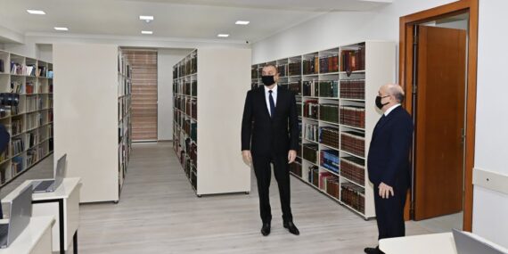 Cumhurbaşkanı İlham Aliyev Azerbaycan İlahiyat Enstitüsü yeni binasının açılışına katıldı