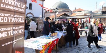 Üsküp’te Türkiye ile Dayanışma Kermesi