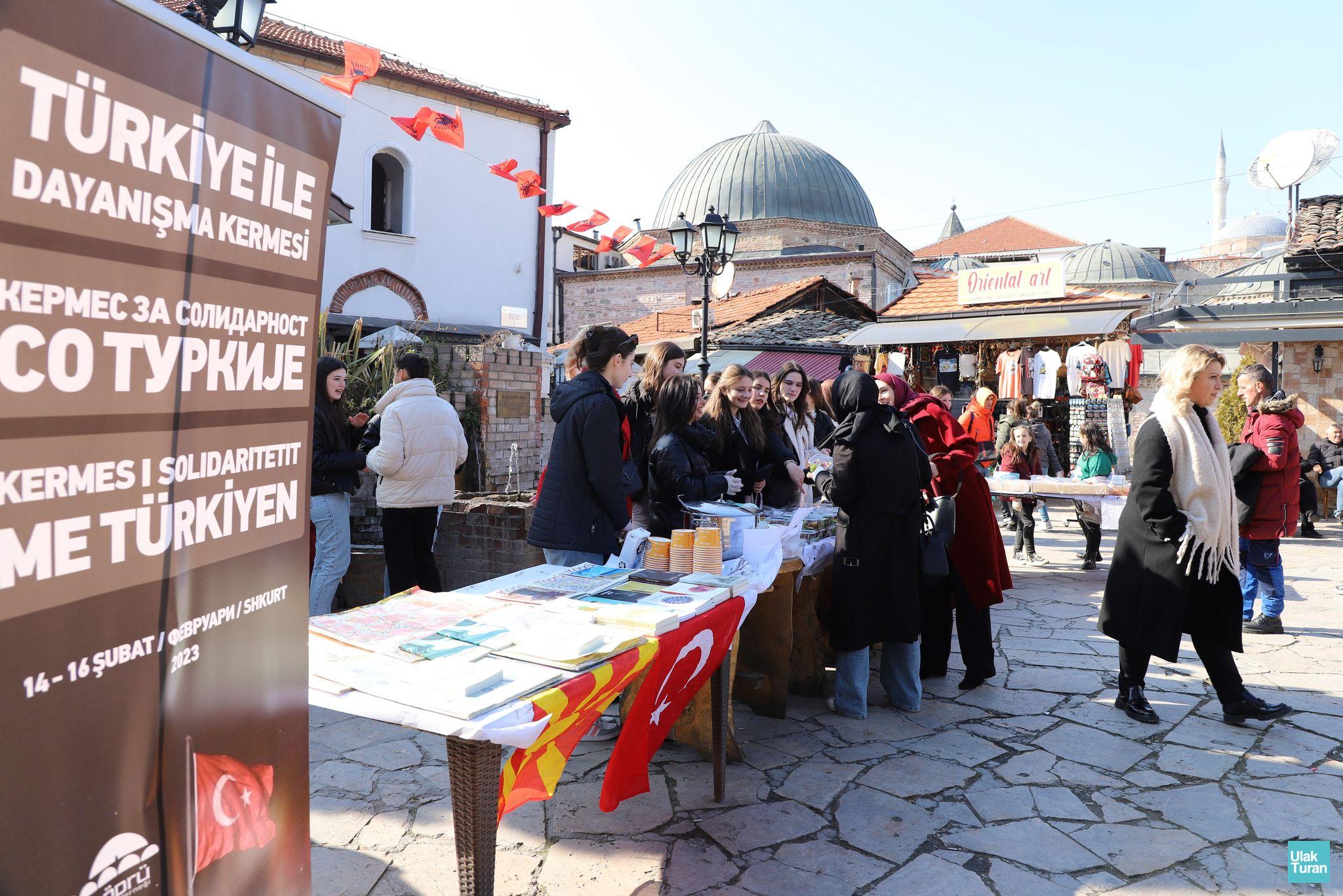 Üsküp’te Türkiye ile Dayanışma Kermesi Üsküp’te Türkiye ile Dayanışma Kermesi